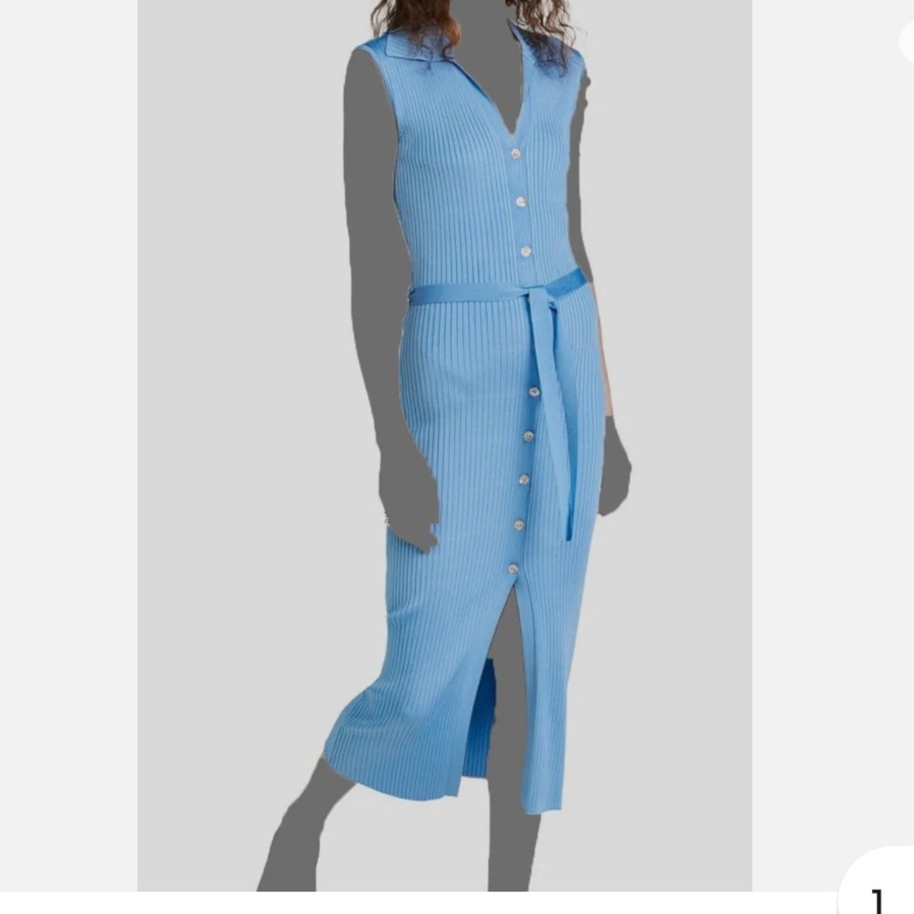 Nanushka button front dress
